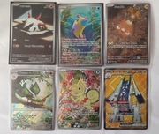 6 Kart Pokemon TCG Ultra Rare Surging Sparks Kecleon i inne - nowe! folia!