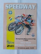 Program żużlowy TŻ Lublin-Gwardia Warszawa 2001