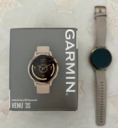 GARMIN Venu 3S 41mm Szaro-złoty damski smartwatch GPS stan bardzo dobry 