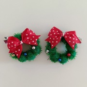 Świąteczne spinki do włosów na Mikołajki i Wigilię