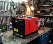 NAGRZEWNICA olejowa z zamkniętą KOMORĄ SPALANIA, Webasto 8KW do garażu