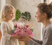 Flowerbox na dzień matki,prezent,upominek