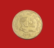 Moneta 5 peso 2010, Filipiny