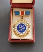 Medal odznaka Zasłużonemu Działaczowi ORMO PRL w oryginalnym pudełku