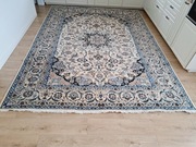 Perski Nain z lat 30_40tych ręcznie tkany wełniany dywan 245x348cm.