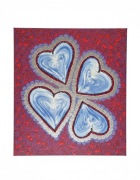 "Serca miłości"  abstrakcja 