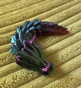 Breloczek wielokolorowy smok dragon 3D