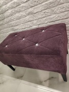 Pufa Glamour 80×40 cm Ławka pikowana toaletka