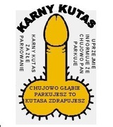 KARNY KUTAS ZA ZŁE PARKOWANIE 25 szt