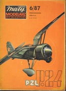 Mały Modelarz 6 1987 PZL P-24G model 1:33 oryginał