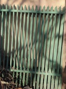 brama wjazdowa duża dwuskrzydłowa stalowa z furtką