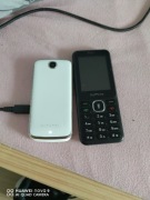 Dwa telefony alcatel i myphone 