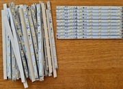 Paski taśmy LED 24V 21cm x 43szt (9 metrów) z taśmą samoprzylepną NOWE