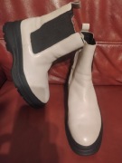 Tamaris BOTKI Damskie 38/24.5 skóra naturalna ocieplane 