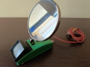 Stara retro lampka z lusterkiem PRL ZSSR