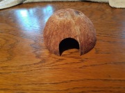 Kryjówka z kokosa dla jaszczurek/pająków 