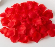 Sztuczne Czerwone Płatki Róż - 500 szt.