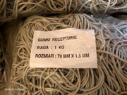 Gumki recepturki 70mm x 1,5mm 70x1,5 paczka 1kg