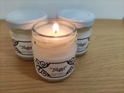 Świeczka ezoteryczna "Night". Ręcznie robiona. Sojowa.