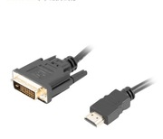 Kabel HDMI - DVI-D LANBERG CA-HDDV-20CU-0018-BK 1.8 m