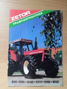Prospekt - ulotka ZETOR 80111 8145 10145 12111 12145 16145