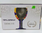 Kieliszki do wina Nowe komplet kieliszków 6szt 330ml Florina