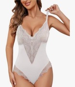 Koronkowe Body Damskie Modelujące Sylwetkę Rozmiar XL