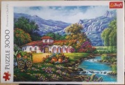 Puzzle 3000 el. Hacjenda nad strumieniem. TREFL
