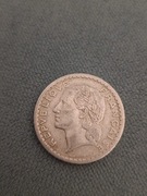 Moneta Aluminiowa 5 Franków 1945