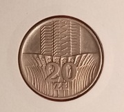 20zł 1973  WIEZOWIEC I KŁOSY  BARDZO ŁADNE  W HOLDERZE