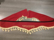 Zasłona falbana firanka Tir Volvo FH12 FH13 FH4 Czerwona