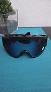 Nowe czarno-niebieskie gogle narciarskie z lustrzaną szybą z regulacją!