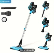 Odkurzacz pionowy bezprzewodowy 17kPa 2200mAh niebieski