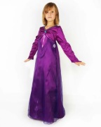Strój sukienka Anna Elsa Kraina Lodu fioletowa 122 128 cm nowa. OA11