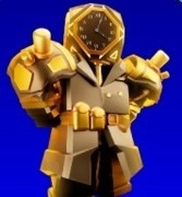 TOILET TOWER DEFENSE - GOLDEN FUTURE LARGE CLOCKMAN