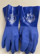 Rękawice WODOODPORNE ochronne robocze elastyczne SHOWA miękkie CHEMICZNE