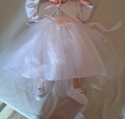 UBRANKO Do Chrztu 4cz KOMPLET ANDZIA KORONKA 56/62/68