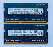 SK HYNIX PAMIĘĆ 8 GB DDR3 2 X 4 GB laptop 