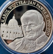 Moneta Numizmat Karol Wojtyła Wielcy Polacy Skarbn