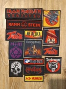 1 naszywka Patch  HIM Turbo Judas priest  SOAD iron maiden Rammstein 