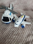 Zestaw komplet samolot helikopter zabawka 