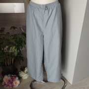 Spodnie damskie rybaczki szare, rozmiar 52, szerokie nogawki
