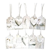 Tagi Etykiety Papierowe Zawieszki Metki 10 szt. 9,5x5,7 cm