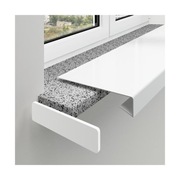 Nakładka renowacyjna biała na stary parapet - NA WYMIAR - OD RĘKI !