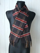 Cashmink miękki lekki miły męski szalik w kratkę