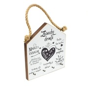 Drewniany wieszak na klucze