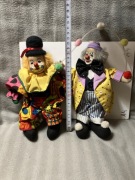 clown vintage KLAUNY glowy ceramika HE PRASENT cop