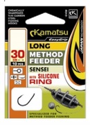 Przypon Method Feeder Kamatsu Sensei with Ring roz.12 / 0,18mm 30cm 10 pcs