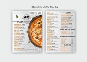 Menu cennik A5 lub DL | 1000 szt |Projekt gratis 