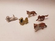 Folwark zwierzęcy pieski do dioramy 5 sztuk UNIKAT!